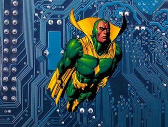 The Vision Marvel Superheroes Comics HD Wallpaper
