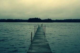 Lonely Pier Desktop Wallpaper