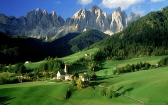 Alpine Village Wallpaper