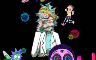 Rick And Morty Trippy Wallpaper