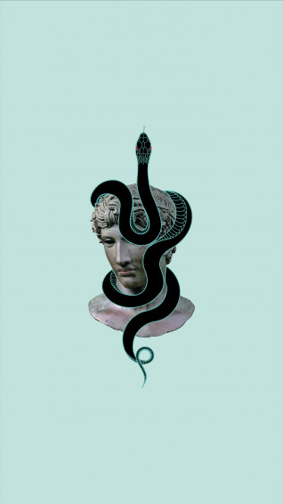 Greek Mythology iPhone Wallpaper Line Art Tattoo Inspiration