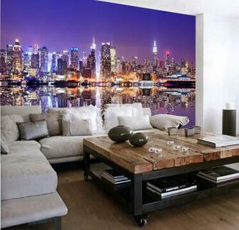 Wine Theme Woven British Retro Urban Wall Wallpaper 3d Mural