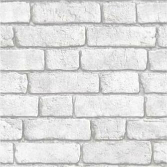 Muriva Bluff Embossed Brick Effect Wallpaper J30309 White I