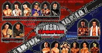 Wwe Elimination Chamber Match Card Wallpaper