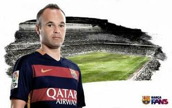 Andres Iniesta Fc Barcelona Wallpaper
