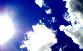Blue Sky And Sunny Day By Cold September Yeah