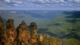 Three Sisters Rocks Wallpaper