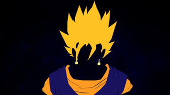 Super Vegito Minimalistic Wallpaper By Rayzorblade189