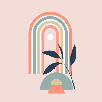 Boho Rainbow Wallpaper