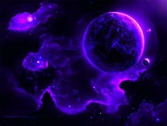 Galaxie Violet Wallpaper