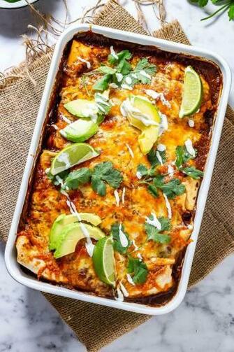 Vegetarian Enchiladas With Quinoa The Cook