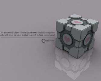 Companion Cube By Itsklicken