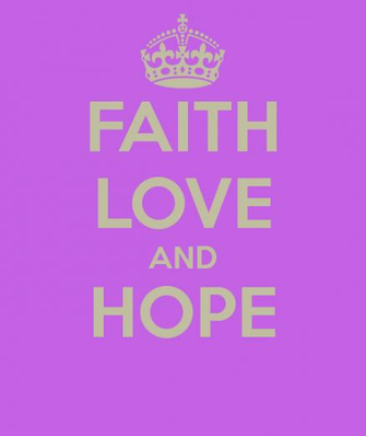 Faith Hope Love Wallpaper Border