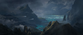 Sci Fi Landscape HD Wallpaper By Jannis Mayr