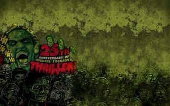 Music Text Zombies Grunge Michael Jackson Thriller Wallpaper