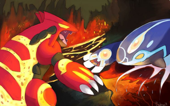 Pokemon Primal Groudon And Kyogre Wallpaper