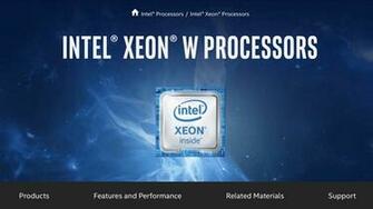 Intel Announces New Workstation Focused Xeon W Processors