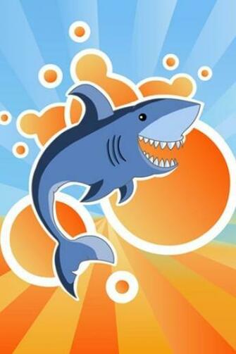 Shark Abstract iPhone HD Wallpaper