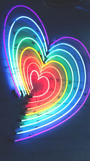 Cheerful iPhone Xs Wallpaper Preppy Neon