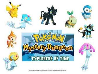 Pokemon Mystery Dungeon Explorers Of Time Wallpaper Nintendo Ds
