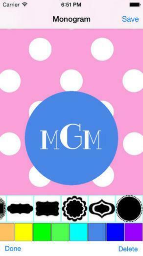 Monogram Custom Wallpaper Designer iPhone Mobile Analytics And App