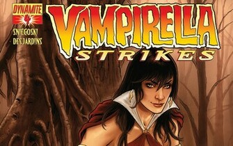 Vampirella Strikes Computer Wallpaper Desktop Background