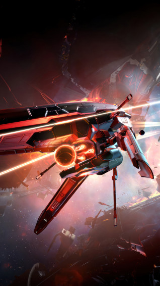 Eve Online Space Battle Game 4k Wallpaper iPhone HD Phone 5480i