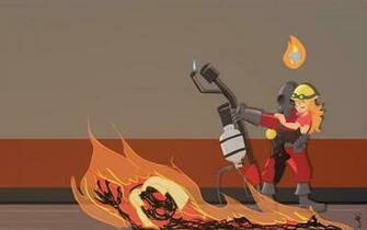 Engineer Tf2 Pyro Team Fortress Wallpaper