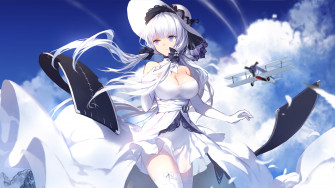 Azur Lane Illustrious Anime Girl 4k Wallpaper