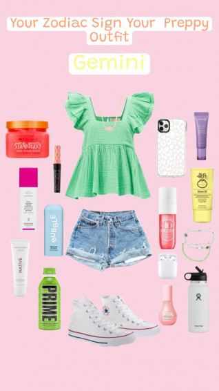 Preppy Outfitinspo Zodiac Beauty Vibes Wallpaper Funny