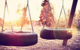 Swings Wallpaper Stock Photos