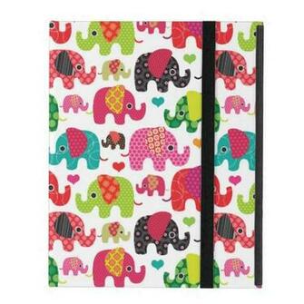 Retro Elephant Kids Pattern Wallpaper iPad Case