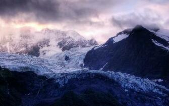 Winter Mountain Wallpaper Grasscloth
