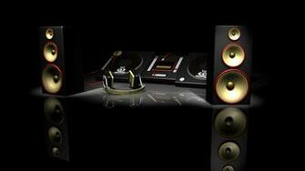 Turntable Close Wiew Wallpaper Disc Jockey Turntables Black