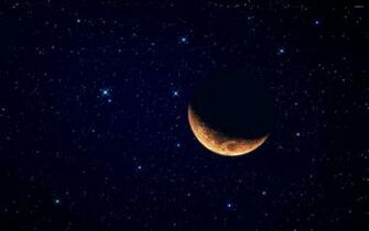 Moon And Stars Wallpaper