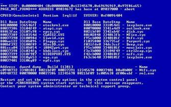 This Screensaver Shows Simulated System Crash In A Continuous Loop
