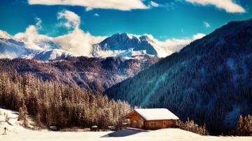 4k Cabin Wallpaper Background Image