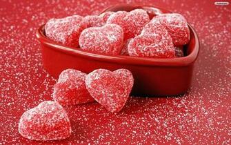 Youwall Jelly Hearts Wallpaper