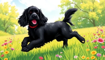 Black Cocker Spaniel Wallpaper