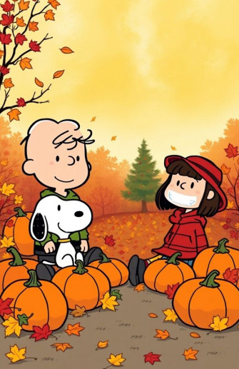 Peanuts Autumn Wallpaper