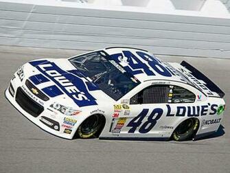 Jimmie Johnson White Car Jpg