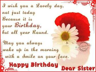 Happy BirtHDay Dear Sister Sky HD Wallpaper