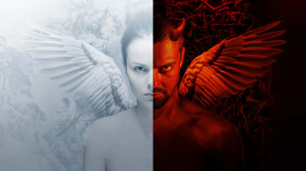 Angel Vs Demon Laptop Full HD 1080p 4k Wallpaper Image