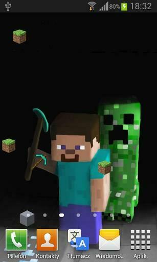 Bigger Minecraft Block Live Wallpaper For Android Screenshot