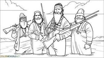 And Printable Duck Dynasty Coloring Sheet From