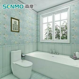 Usd Senmo Toilet Tile Wall Brick Imitation Wallpaper
