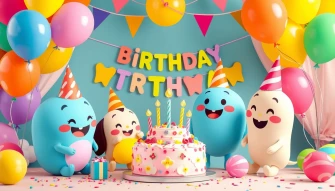 Cocomelon Happy BirtHDay Wallpaper