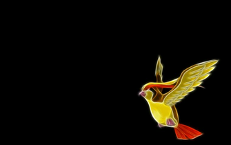 Pokemon Black Background Pidgeotto Wallpaper