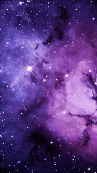 Cute Purple Aesthetic iPhone Wallpaper HD