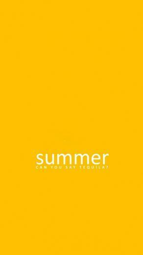 Summer Can You Say Tequila Wallpaper iPhone